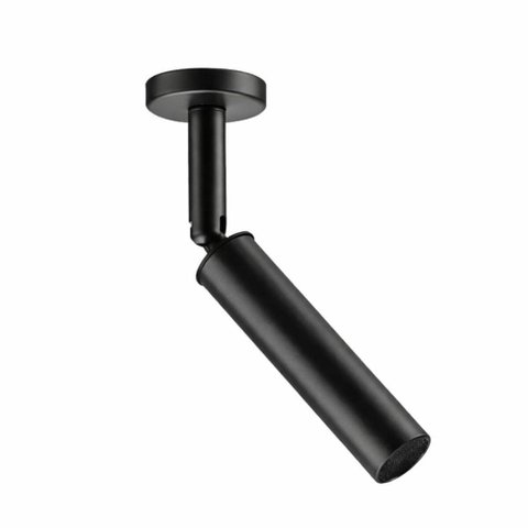 Spot Preto de Sobrepor Neo Alumínio 4x15cm Luminária Direcionável Dital Sala Quarto