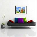 Ver imagem 3 de Quadro Decorativo Jesus A Sagrada Família Religiosidade Salas Decorações Interiores Com Moldura