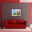 Ver imagem 4 de Quadro Decorativo Jesus A Sagrada Família Religiosidade Salas Decorações Interiores Com Moldura