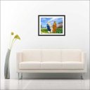 Ver imagem 1 de Quadro Decorativo Jesus A Sagrada Família Religiosidade Salas Decorações Interiores Com Moldura