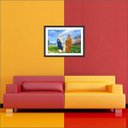 Ver imagem 2 de Quadro Decorativo Jesus A Sagrada Família Religiosidade Salas Decorações Interiores Com Moldura