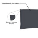 Ver imagem 3 de Cabeceira Painel Garden Para Cama Box Solteiro 90 cm Suede Cinza- D’Rossi