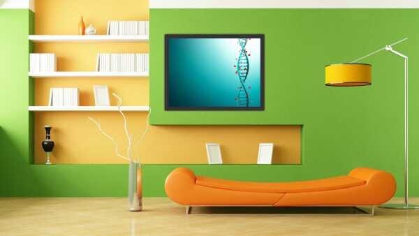 Quadro Decorativo Medicina Médico Biologia Dna Consultórios Salas Decorações Profissão Com Moldura - 2