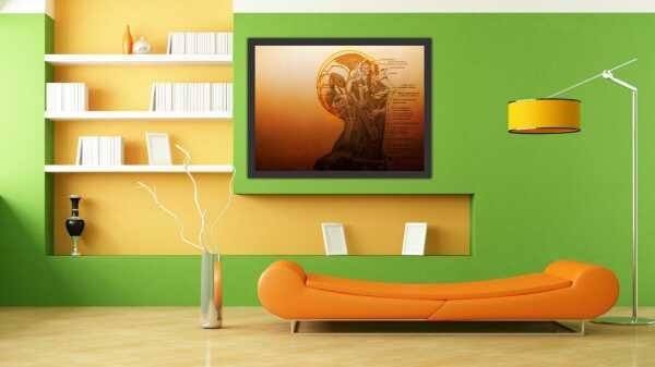 Quadro Decorativo Medicina Médicos Consultórios Salas Interiores Mosaico 5 Peças Com Moldura - 2