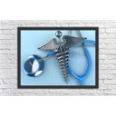 Ver imagem 1 de Quadro Decorativo Medicina Médico Consultórios Salas Decorações Profissão Com Moldura