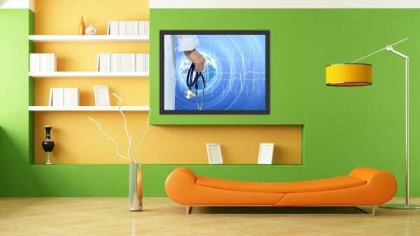 Quadro Decorativo Medicina Médico Consultórios Salas Decorações Profissão Com Moldura - 2