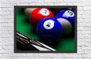 Ver imagem 1 de Quadro Decorativo Esportes Sinuca Bilhar Sala De Jogos Com Moldura