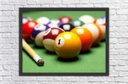 Ver imagem 1 de Quadro Decorativo Esportes Sinuca Bilhar Sala De Jogos Com Moldura