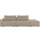 Ver imagem 5 de Sofá Ilha Modular para Sala 252cm com Puff Dublin K01 Linho Bege - Lyam Decor