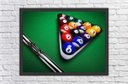 Ver imagem 1 de Quadro Decorativo Esportes Sinuca Bilhar Sala De Jogos Com Moldura