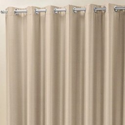 Cortina Madri para Trilho Suisso Tecido Semi Blackout 3,00M x 2,50M Sala Quarto - Bege - 2