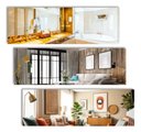 Ver imagem 3 de Espelho Grande Corpo Inteiro Lapidado Retangular Decorativo Luxo 100x40cm Dupla Face