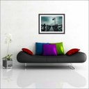 Ver imagem 3 de Quadro Decorativo Ponte Mar Natureza Paisagens Com Moldura