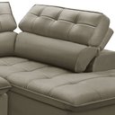 Ver imagem 6 de Sofá 3 Lugares Retrátil Reclinável Chaise Direito 243cm Solin F04 Veludo Amêndoa - Lyam Decor
