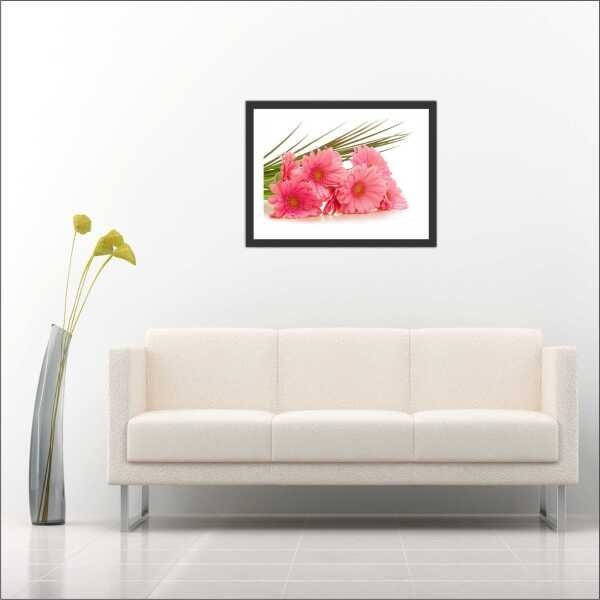 Quadro Decorativo Natureza Flores Com Moldura - 3