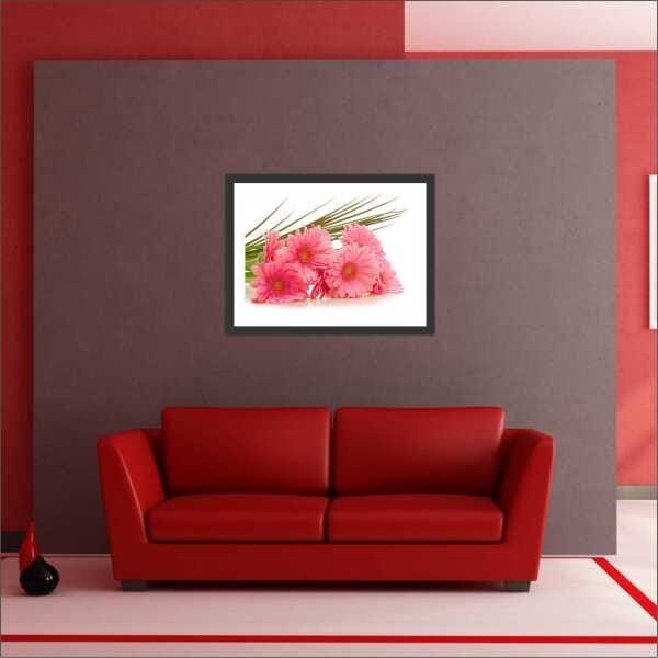 Quadro Decorativo Natureza Flores Com Moldura - 2