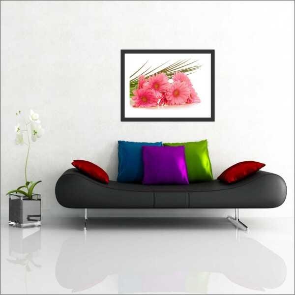 Quadro Decorativo Natureza Flores Com Moldura - 1
