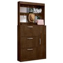 Ver imagem 2 de Sapateira e Modulo de Espelho Taipei 4 Portas 100cm MDP Malbec Framar