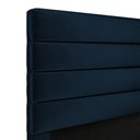 Ver imagem 5 de Cabeceira Atlas 90 para Cama de Solteiro N-025 Veludo Azul Marinho Aradecor