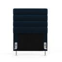 Ver imagem 2 de Cabeceira Atlas 90 para Cama de Solteiro N-025 Veludo Azul Marinho Aradecor
