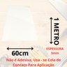 Formica Estrutural 3mm Branca Brilhante 1m X 60cm Acabamento Resistente Moveis - 3