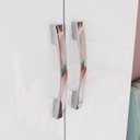 Ver imagem 6 de Guarda Roupas Infantil 3 Portas 1 Porta com Chave e 2 Gavetas Léo Branco