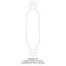 Skate Longboard Montado completo First Class - Panda - 2