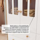 Ver imagem 7 de Quarto de Bebê Berço Minicama Guarda-Roupa e Cômoda Janeladas 100% MDF Maya Clássico Espresso Móveis