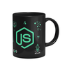 Caneca Dev - New Mug Node Js - Preta - 2