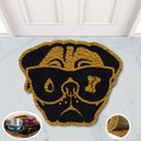 Ver imagem 1 de Tapete Pet Cachorro Pug Comedouro Agua Racao 60x50 Higienico
