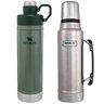 Garrafa Térmica Stanley Classic 1L + Garrafa Térmica 750ml Hydration Verde Inox - 1