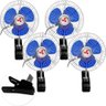 Kit 4 Mini Ventilador Veicular Carro Caminhão Ônibus de 15cm - 1