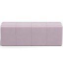 Ver imagem 2 de Kit Cabeceira Cama Box King 195cm com Calçadeira Roma W01 Suede Rosê - Lyam Lyam Decor