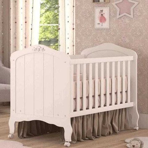 Berço Americano Harmonia Branco - Permobili