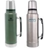 Garrafa Térmica Classic 1L Stanley + Garrafa Térmica 1L Inox Classic Hammertone - 1