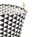 Ver imagem 2 de Cesto de Roupas Design Triângulo Pto/bco Dolce Home