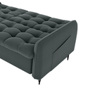 Ver imagem 5 de Sofa Cama 2 Lugares 200cm Pillar Veludo E401 Chumbo Milani Store
