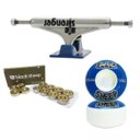 Ver imagem 1 de Kit Truck Stronger hollow Pro 139mm, Rolamento BS Gold e Roda Black Sheep 52mm serie importada