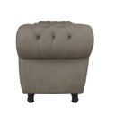 Ver imagem 3 de Sofá Retrô com Baú Grécia Namoradeira Calçadeira Suede Marrom Rato - D'Rossi