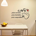 Ver imagem 1 de Adesivo de Parede Decorativo Sala Café Vários Ambientes