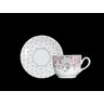 Xícara de Café com Pires Dec. Paris Germer Porcelanas - 6