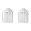 Ver imagem 1 de 2 Arandela Externa Janelinha Branca Colonial Parede Acl60