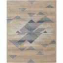 Ver imagem 2 de Tapete São Carlos Supreme Pirâmides 2,00 x 2,90 Geometrico Azul e Bege