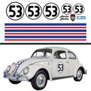 Ver imagem 1 de Jogo de Faixas Adesivos Fusca Herbie 53 e New Beetle