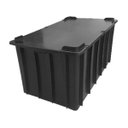 Ver imagem 1 de Caixa Organizadora 180 Litros Preta com Tampa