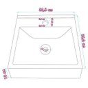 Ver imagem 3 de Cuba Quadrada Branca Com Torneira CA04 e Valvula Cromada