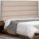 Ver imagem 2 de Cabeceira Queen 1,60m La Italiana Suede - Pallazio - Bege