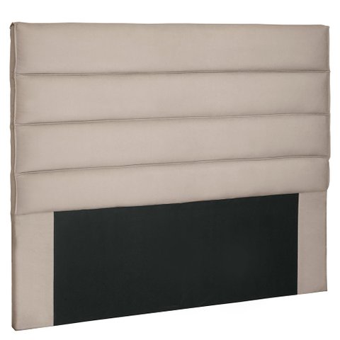 Cabeceira Queen 1,60m La Italiana Suede - Pallazio - Bege