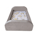 Ver imagem 2 de Cama Baby Soft de Espuma Montável e Desmontável com Colchão:Bege