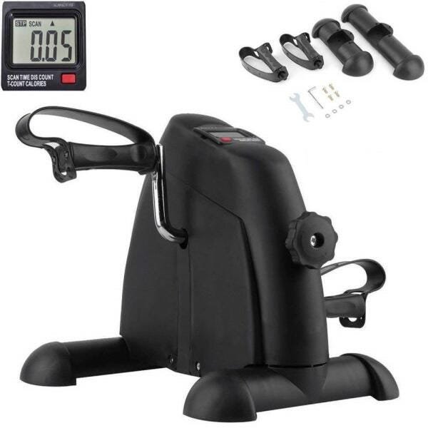 Mini Bicicleta Cicloergômetro com Monitor Wct Fitness 55555504 - 7